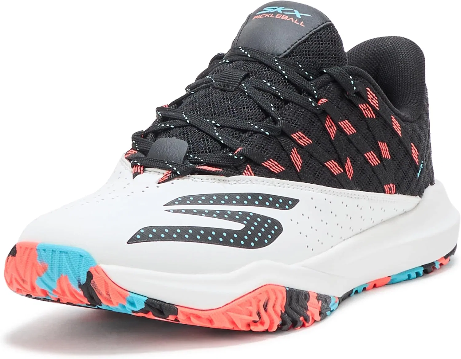 Кроссовки для пиклбола Skechers Viper Court Rally, белый/розовый/голубой
