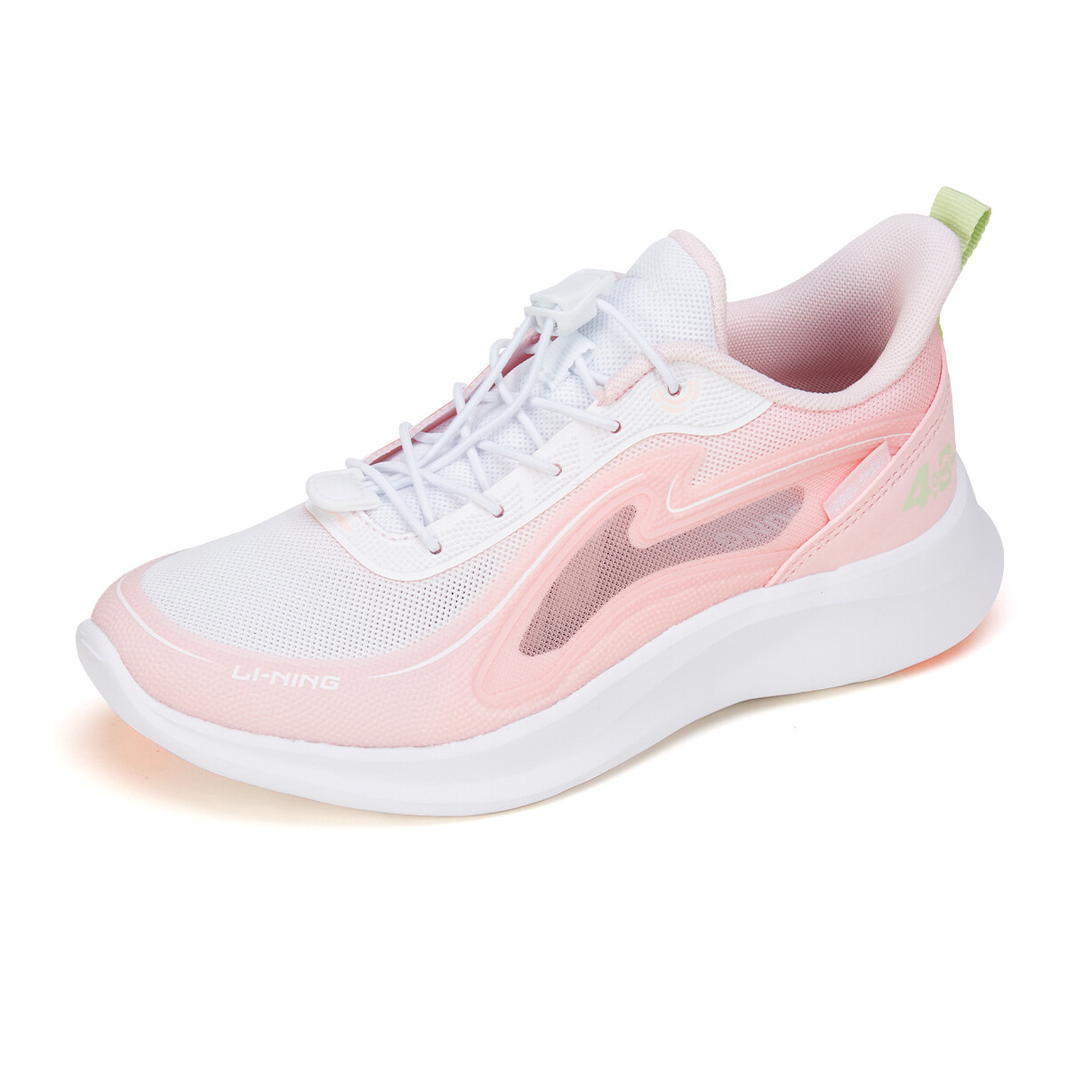 Кроссовки LINING YOUNG Kids Lifestyle Shoes GS Low-top Sweet Apricot Pink/standard White, розовый — фото 3