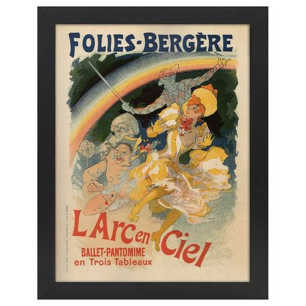 

Рамка для фотографий LegendArte Poster Folies Bergére, черный