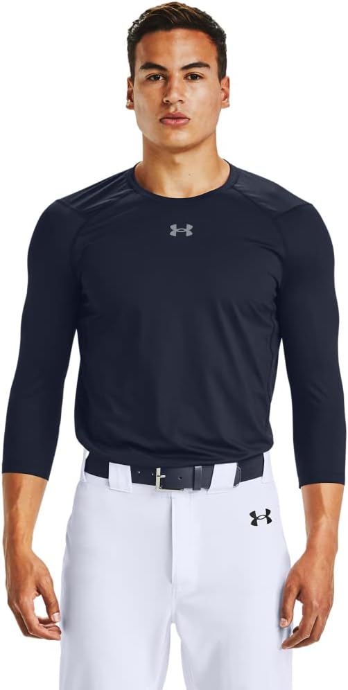 

Under Armour мужская футболка Isochill с рукавом 3/4, (410) Midnight Navy/Baseball Gray, Синий, Under Armour мужская футболка Isochill с рукавом 3/4, (410) Midnight Navy/Baseball Gray