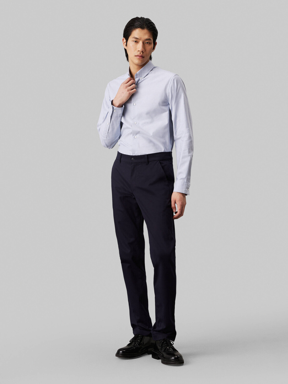 Брюки Calvin Klein Regular Fit, темно-синий — фото 2