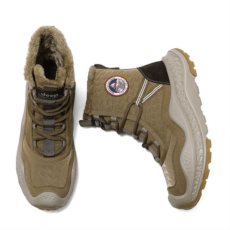 Кроссовки Jeep Crew Snow Boots Men's Dark Khaki — фото 4