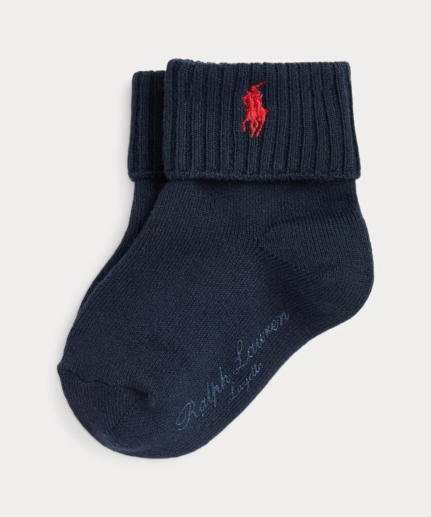 Детские носки POLO RALPH LAUREN CHILDRENSWEAR с вышивкой, тёмно-синие