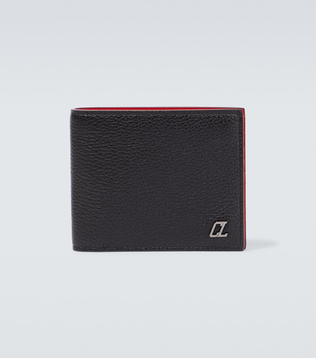 

Кожаный кошелек coolcard двойного сложения Christian Louboutin, черный