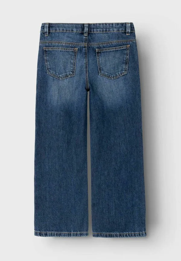 Джинсы свободного кроя Name It, Dark Blue Denim — фото 4