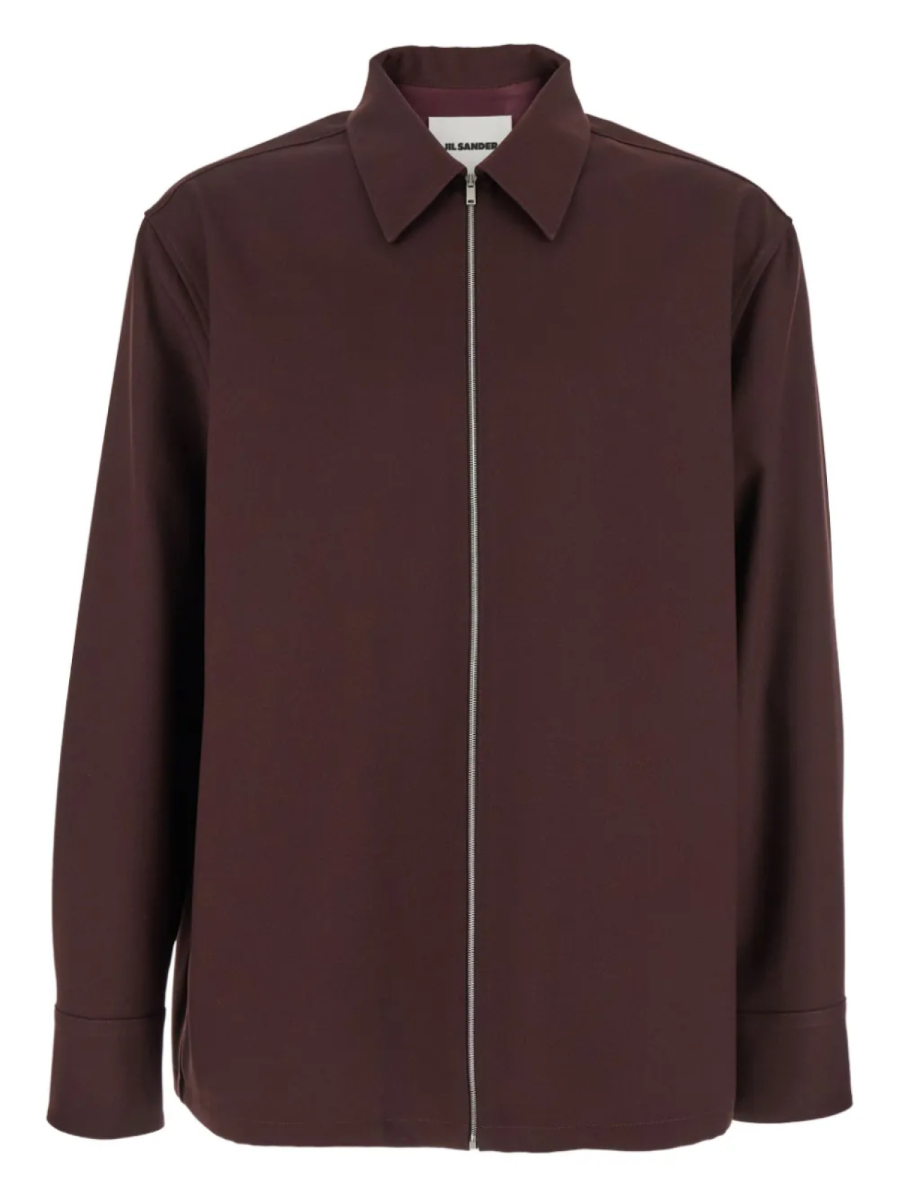 

Jil Sander рубашка на молнии, красный