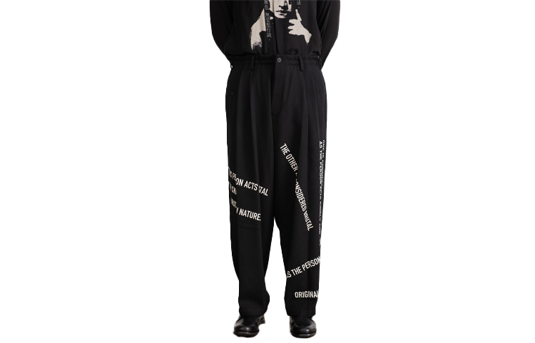 

Yohji Yamamoto Повседневные брюки мужские черные