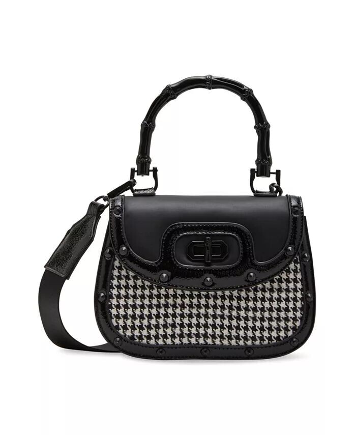 

Сумка с ручкой сверху в клетку Sweet-Tartan Betsey Johnson, черный