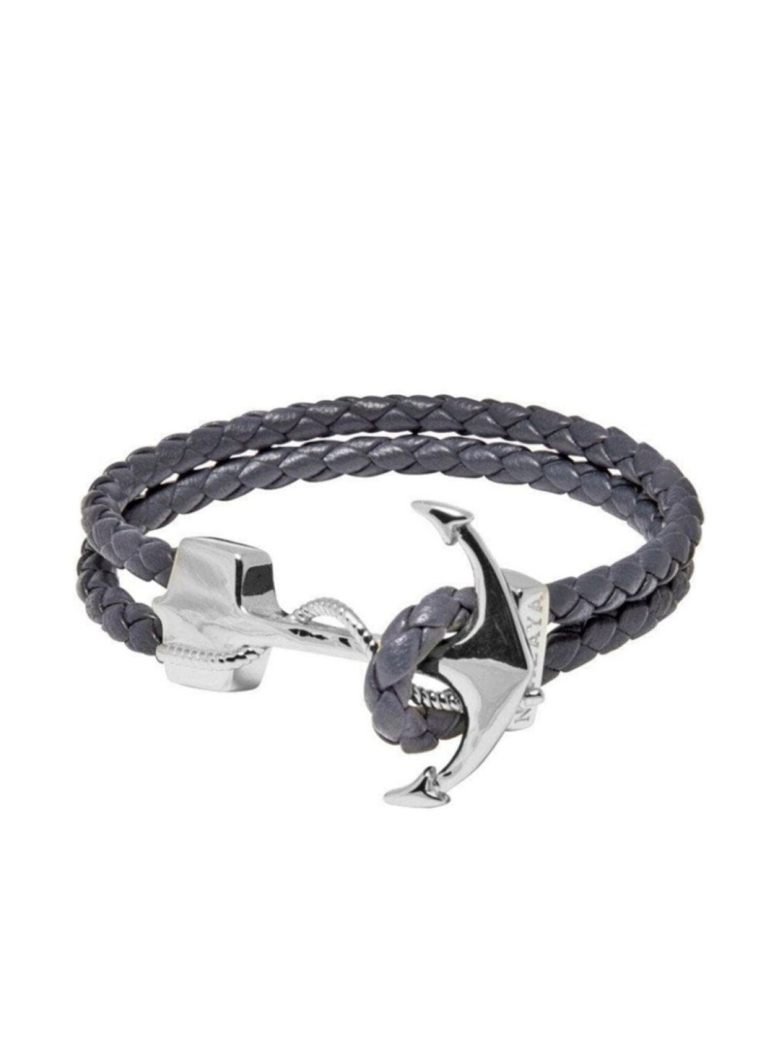 

Браслет из якорной веревки Nialaya Jewelry, серый