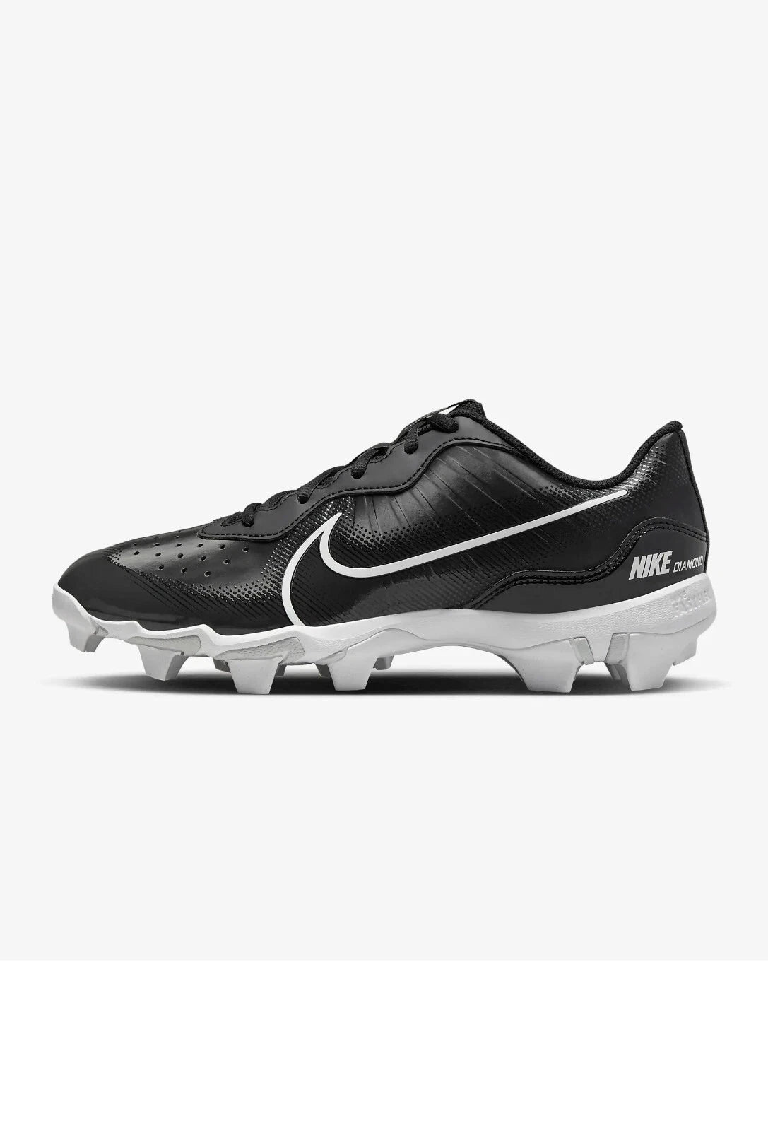Мужские бейсбольные бутсы Nike Alpha Huarache 4 Keystone DJ6524-001, черно-белые, NIN814 — фото 3