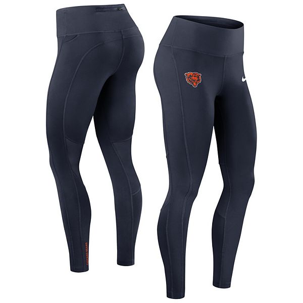 

Женские леггинсы navy chicago bears primetime epic fast performance Nike