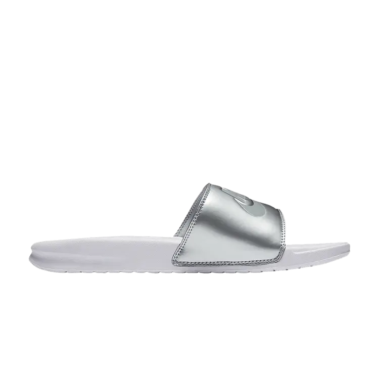Сандалии Nike Wmns Benassi JDI Slide 'White Wolf Grey', белый