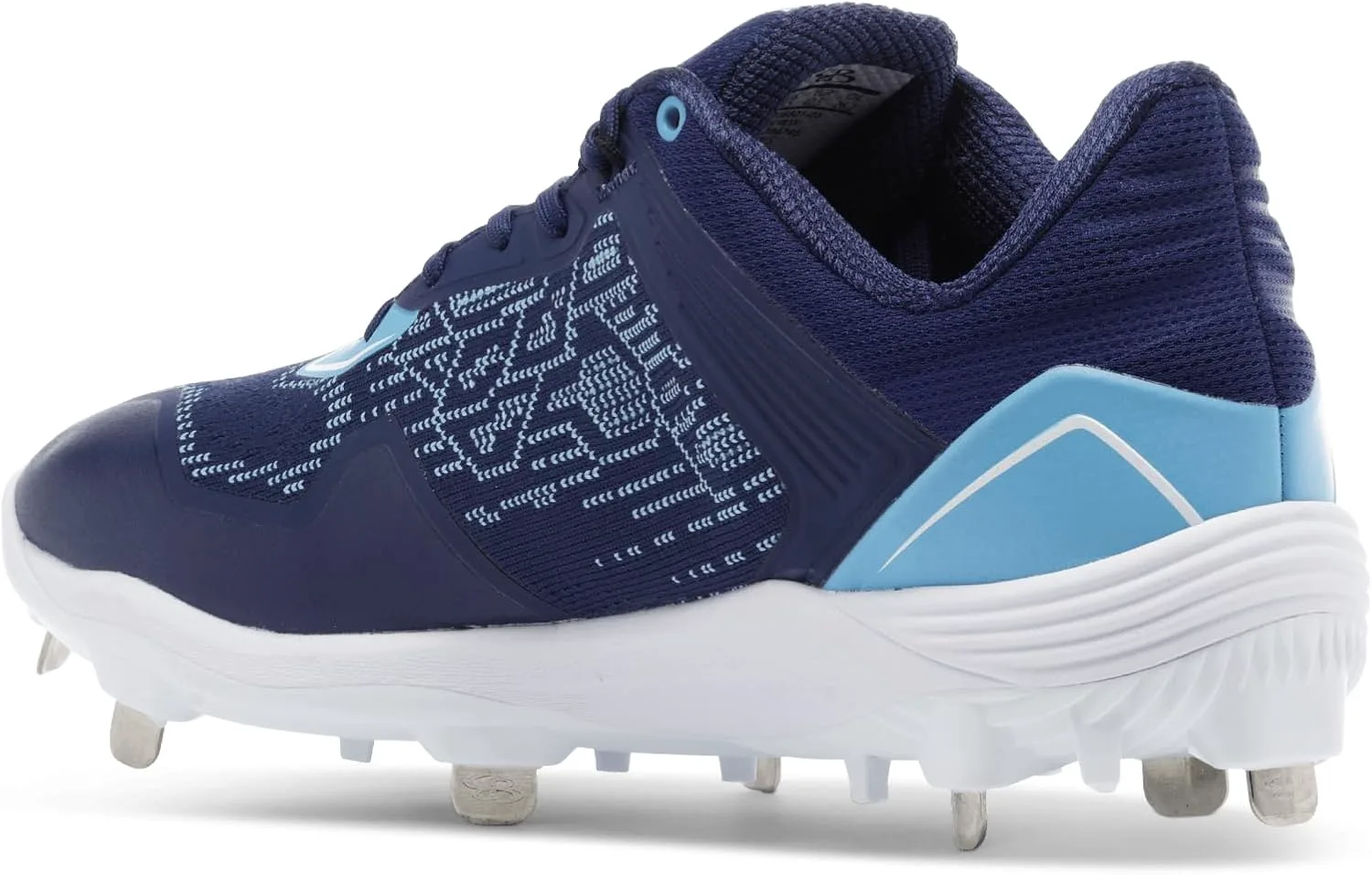 Boombah Viper Pureknit Мужские металлические бутсы - Статус - Разнообразие цветов - Разные размеры, темно-синий/синий/белый — фото 4