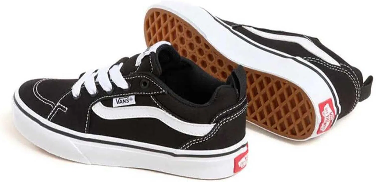 Детские кроссовки Vans Filmore унисекс, Black White — фото 3