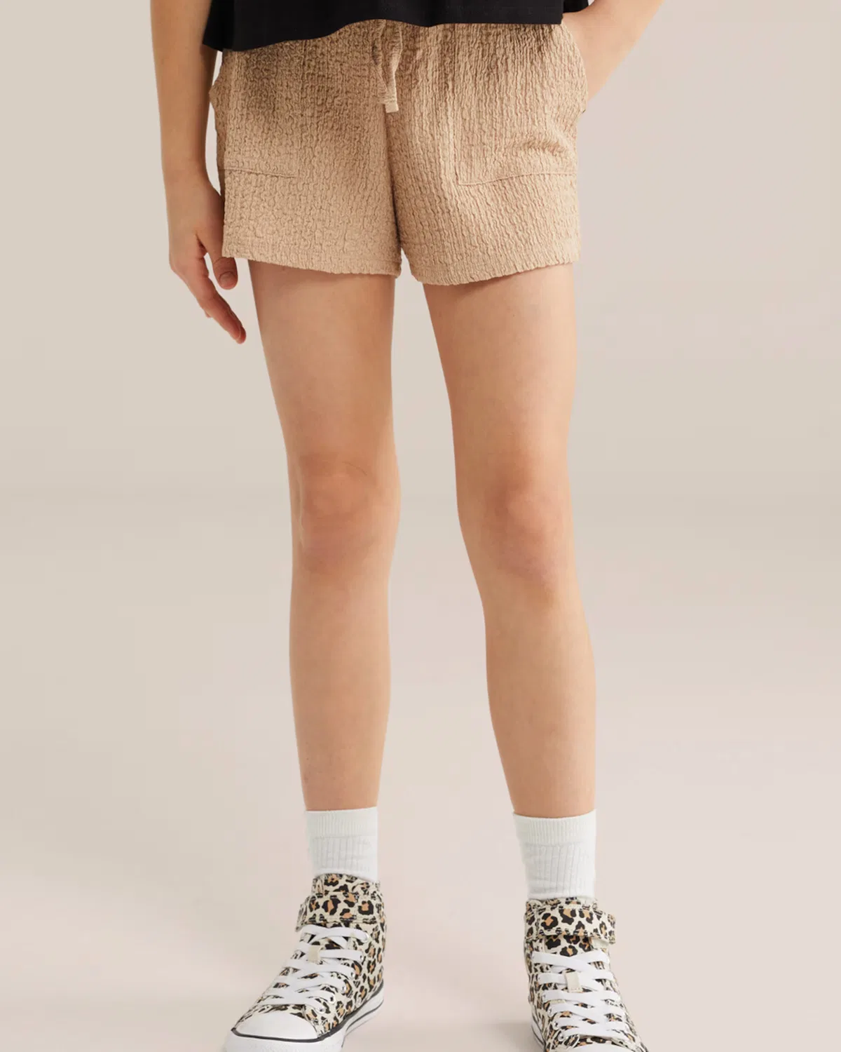 Брюки свободного кроя We Fashion, Beige — фото 3