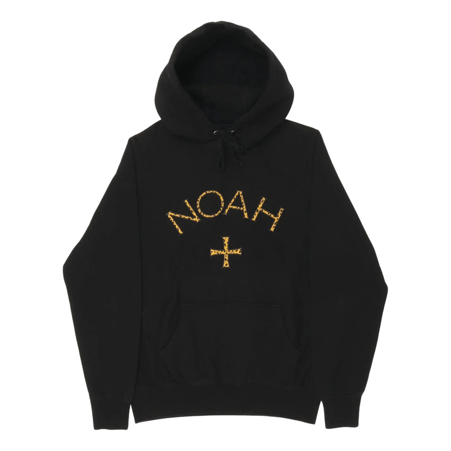 

Худи NOAH Cheetah Core Logo Hoodie 'Black', черный