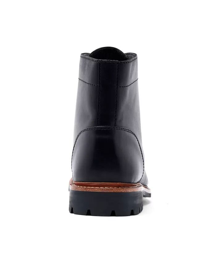 Мужские прочные ботинки Ranveer Cap-Toe Rugged 6 дюймов со шнуровкой Anthony Veer, черный — фото 3