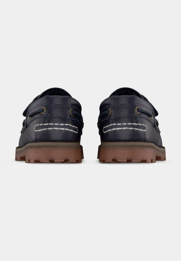 Оригинальные лодочные туфли унисекс Timberland, Navy — фото 4