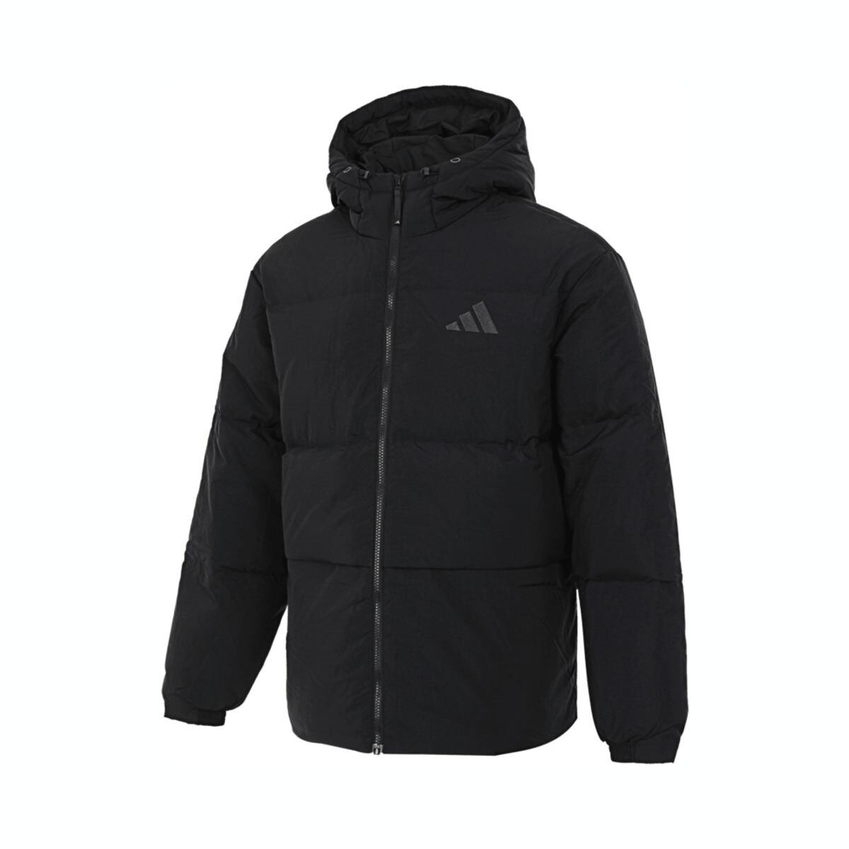 

Пуховик мужской черный Adidas