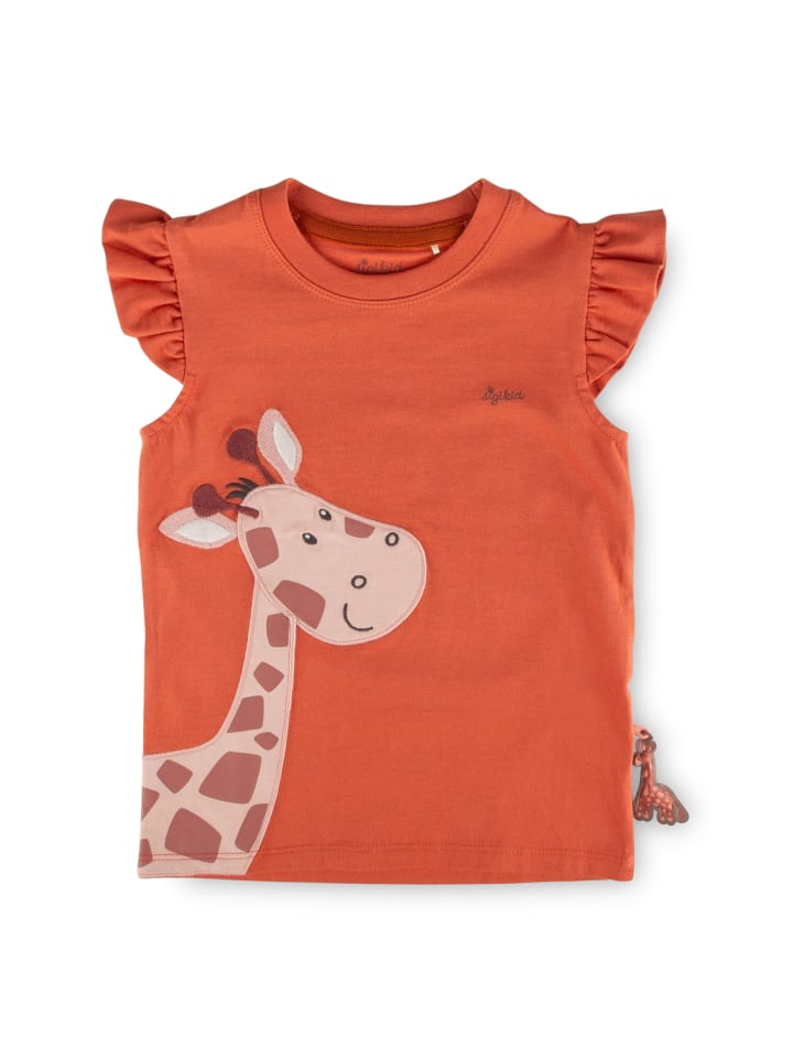 

Sigikid Футболка Savanna ржаво-оранжевого цвета, Оранжевый, Sigikid Футболка Savanna ржаво-оранжевого цвета