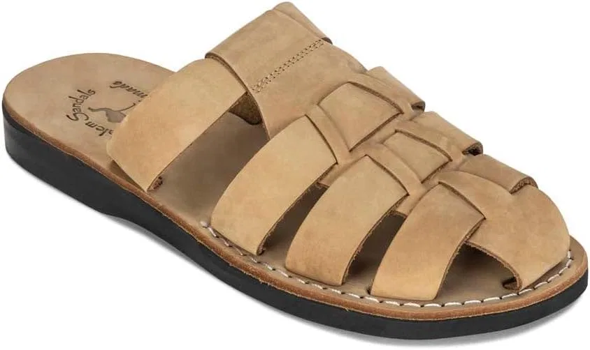 Сандалии из натуральной кожи, Michael, Желтый Нубак Jerusalem Sandals