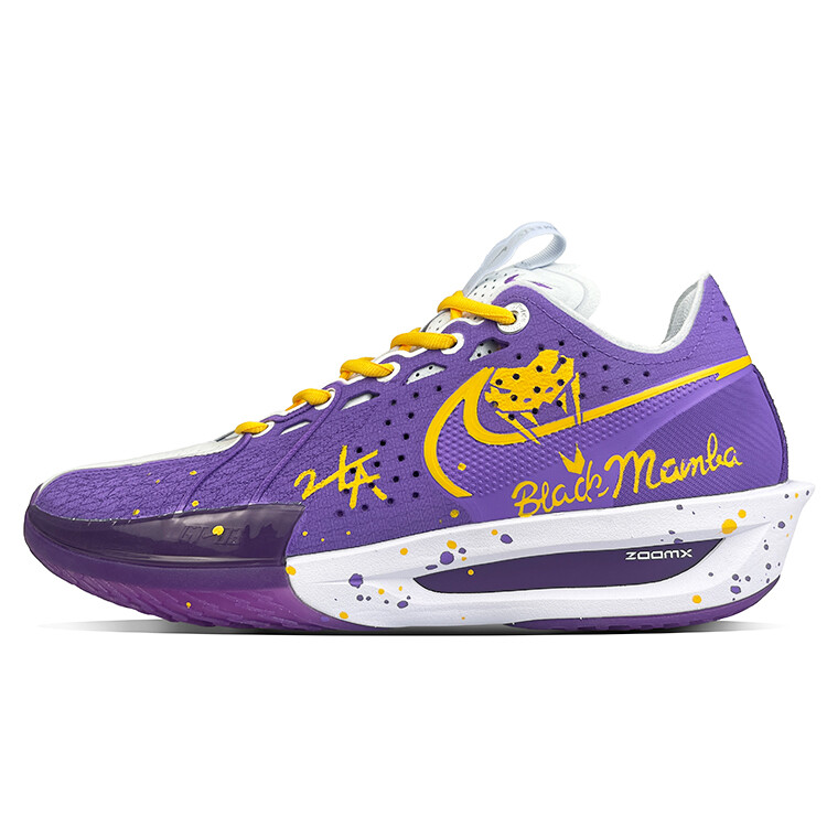 

Баскетбольные кроссовки Air Zoom G.T. Cut 3 Basketball Shoes Unisex Low-Top Purple/Yellow Nike