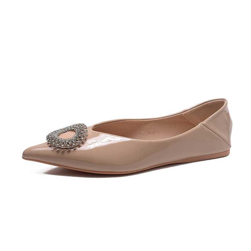 Туфли женские повседневные Women's Casual Shoes Women's Yafei Xuanyu, цвет Nude — фото 3