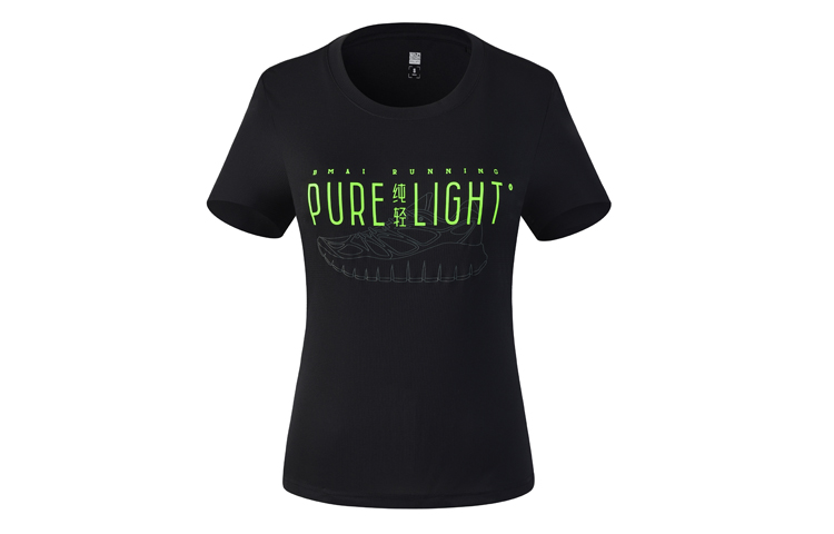 

BMAI Футболка для бега женская Pure Light Black