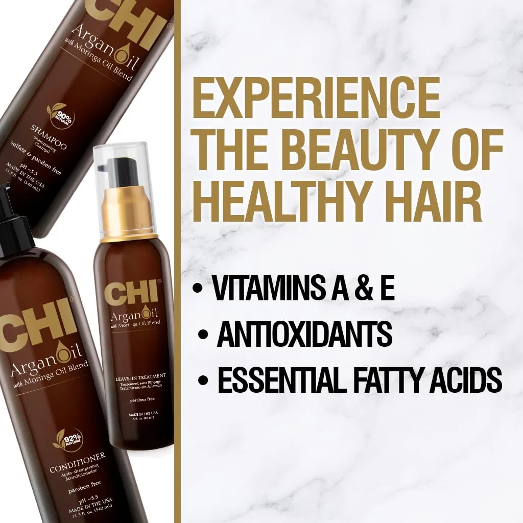 Набор для волос CHI Argan Oil Plus Moringa Oil Luxe Trio Kit Chi — фото 4