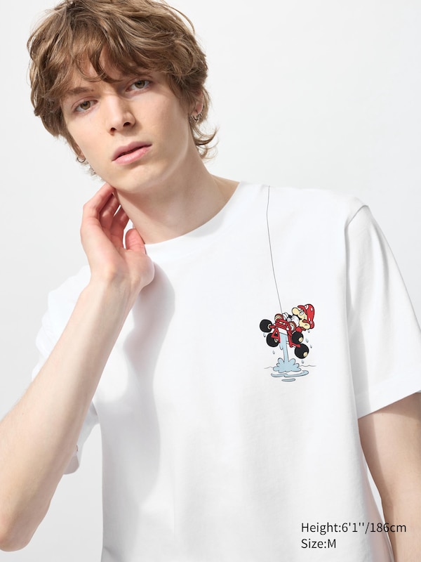 

Футболка с графическим принтом Super Mario Archive ut Uniqlo, белый