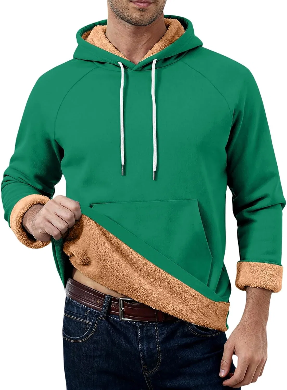 Толстовка с флисовой подкладкой Generic, Green