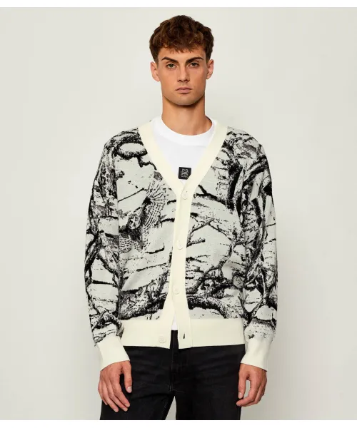 

Кардиган слуга Oversize fit Hugo, белый