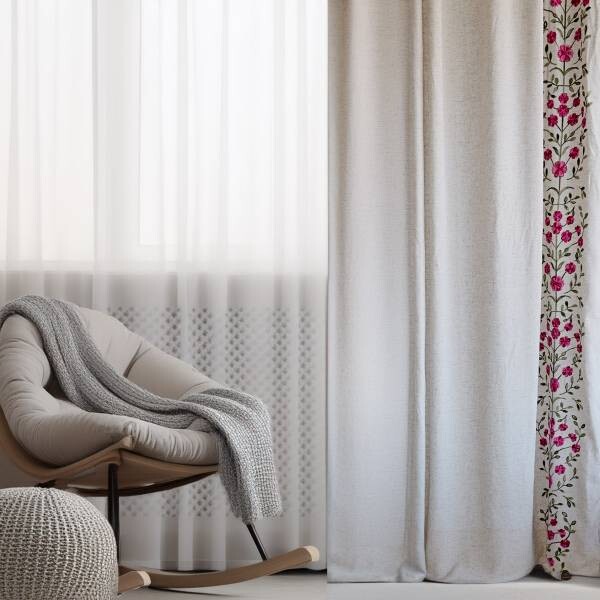 

Штора Homlando DARLA, 140x2x250 см, белый