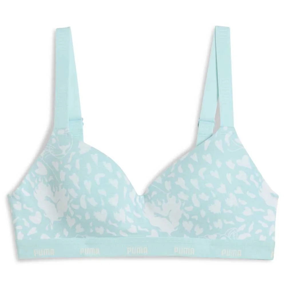 

Топ бикини Puma Printed Padded, синий