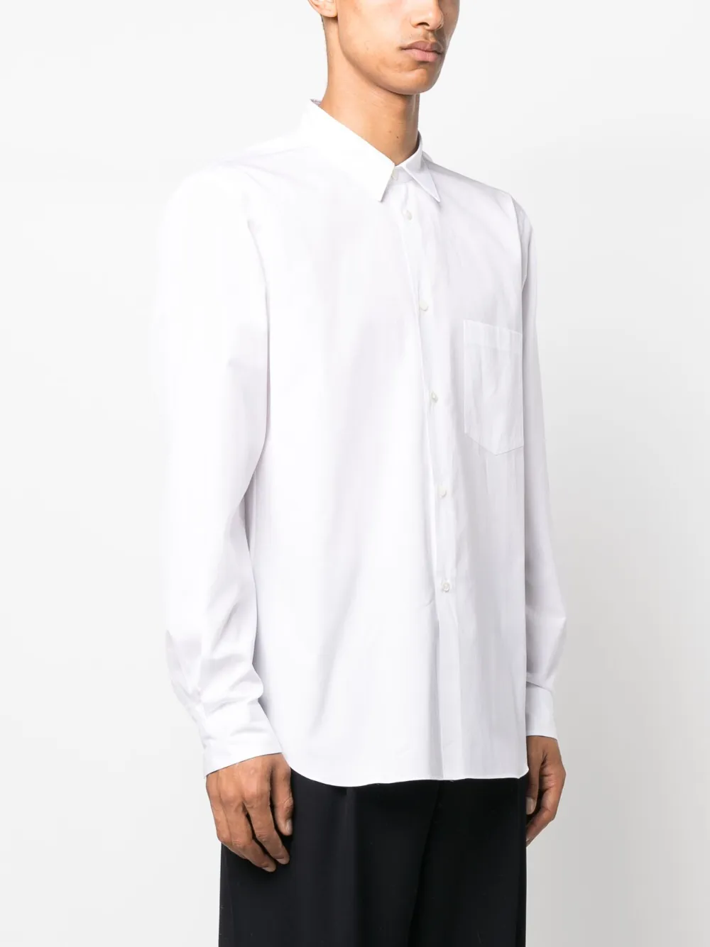 

Рубашка с накладным карманом Comme des Garçons Homme Plus, белый