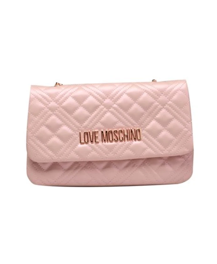 

Красочная сумка через плечо с клапаном Love Moschino, розовый