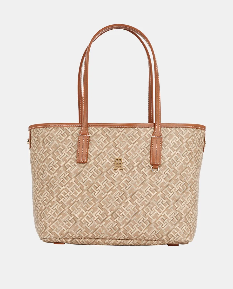 

Мини-сумка с монограммой Tommy Hilfiger, коричневый