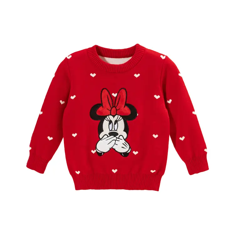 

Свитер Minnie Series для малышей Disney, красный