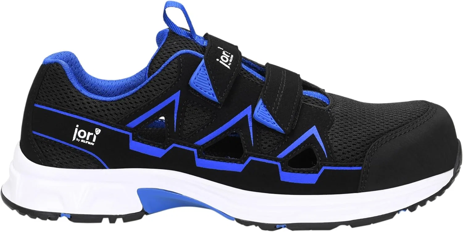 Защитная обувь ELTEN Jori jo_Speedy Black-Blue Easy ESD S1PS, женская и мужская, текстильная, с композитным защитным носком (легче стального), легкая, спортивная — фото 2