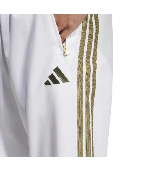 Мужские спортивные брюки adidas Staygold, золотисто-чёрные — фото 4
