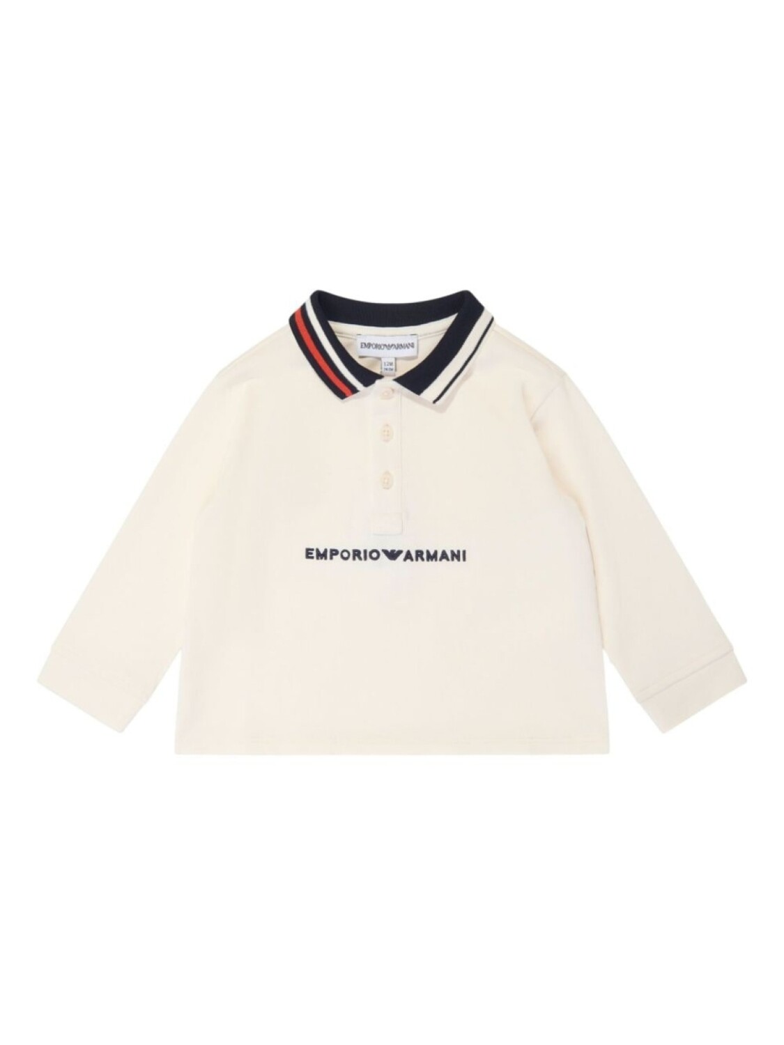 

Emporio Armani Kids рубашка поло с вышитым логотипом, белый