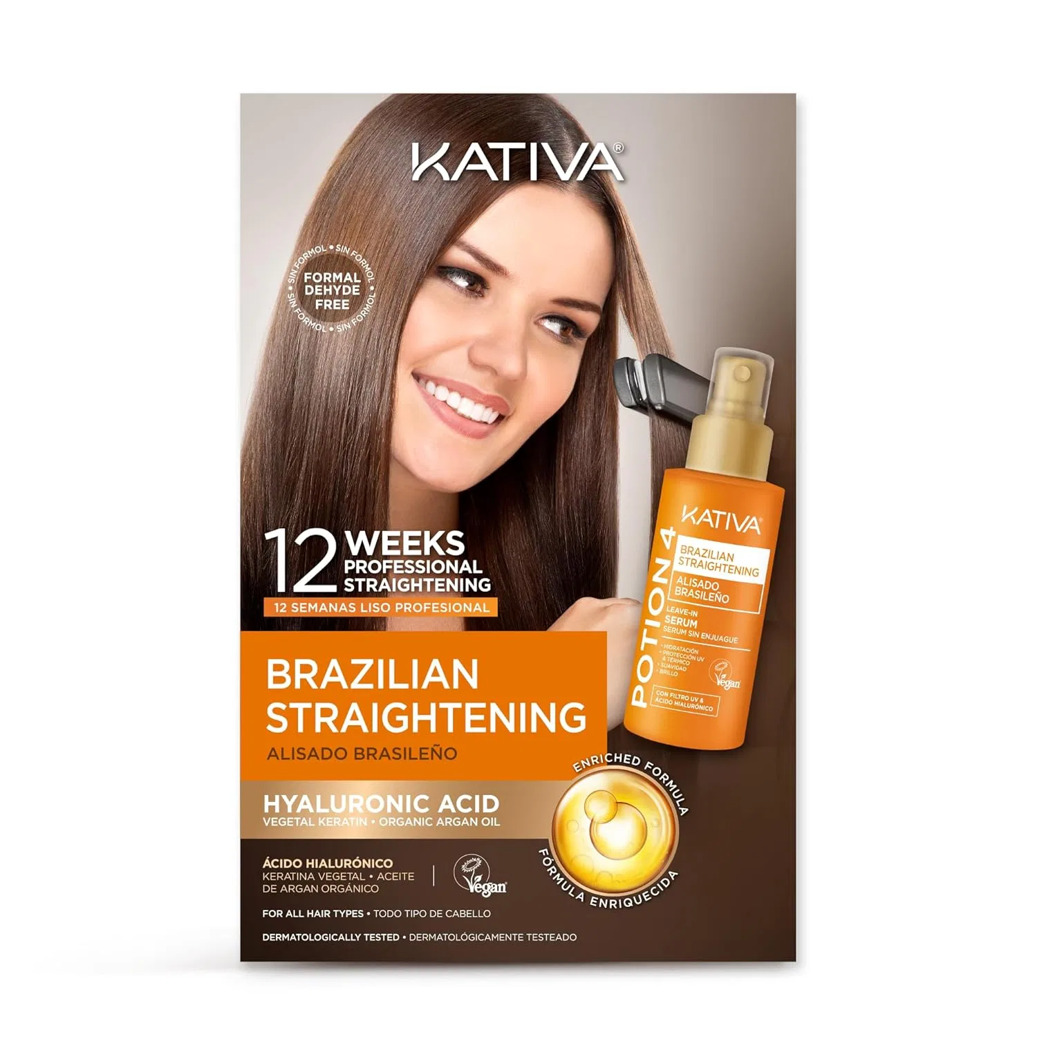 Набор для выпрямления волос «Brazilian Keratin» от KATIVA Kativa — фото 2