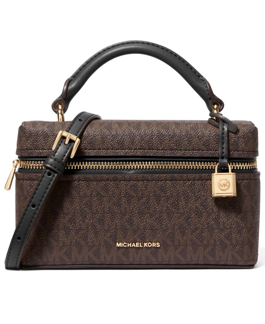 

Сумка через плечо Michael Kors Jana Mini с верхней ручкой Michael Kors, Brown/black