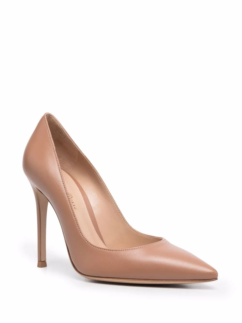 Туфли-лодочки с заостренным носком Gianvito Rossi, нейтральный — фото 2