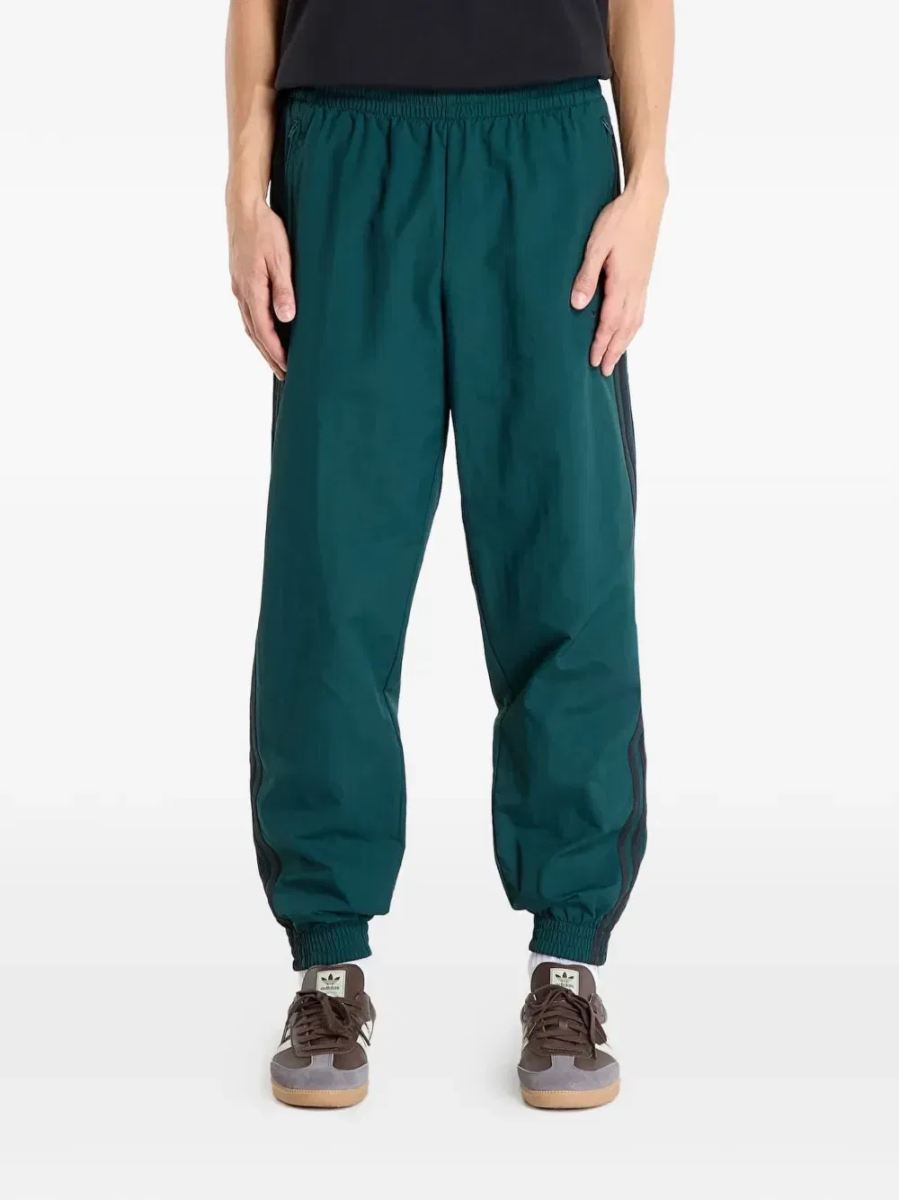 Спортивные брюки Firebird adidas, зеленый