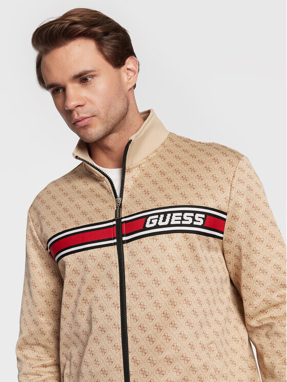Толстовка обычного кроя Guess, бежевый — фото 4