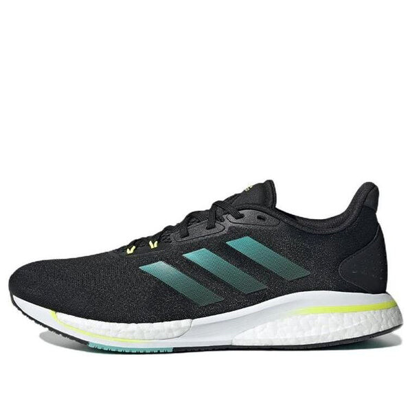 

Кроссовки supernova+ climacool running shoes 'black / mint rush' Adidas, черный