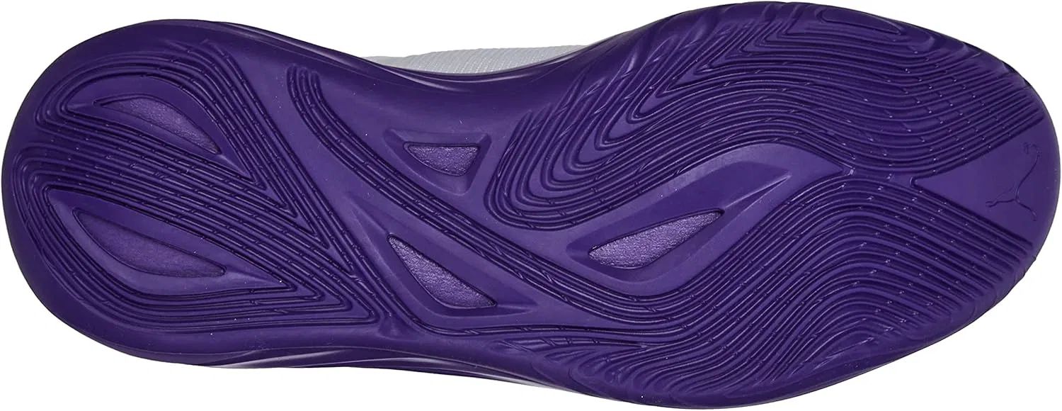 Баскетбольные кроссовки PUMA Fusion Nitro Team унисекс, Prism Violet Spectra Yellow — фото 2
