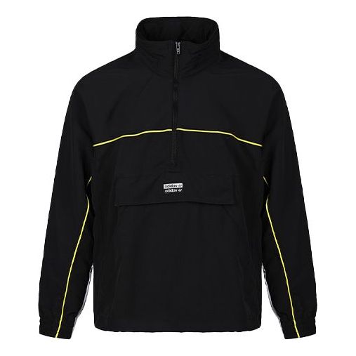 

Куртка adidas originals Stand Collar Pullover Sports Jacket Black, черный