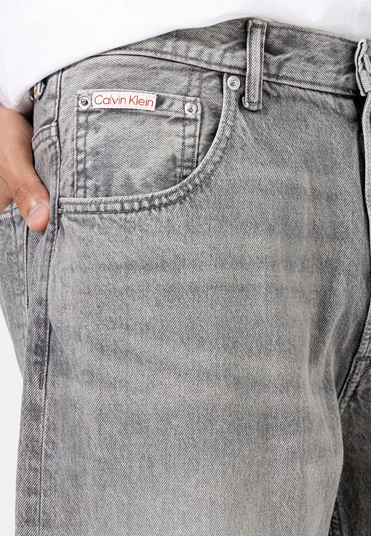 Джинсы regular fit, Barrel Fit, Calvin Klein Jeans, дымчатый — фото 3